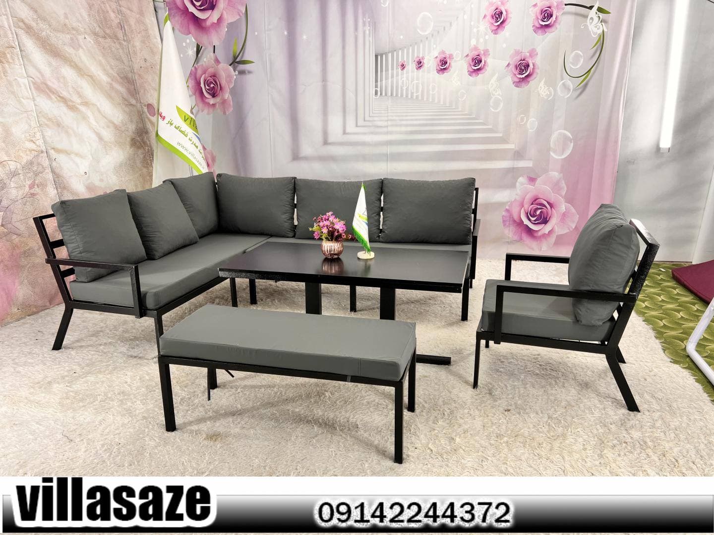 مبلمان ویلایی هاله ست ۷ نفره مدرن