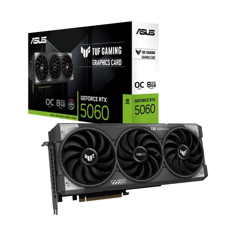 کارت گرافیک ایسوس TUF Gaming GeForce RTX 5060 8GB OC Edition