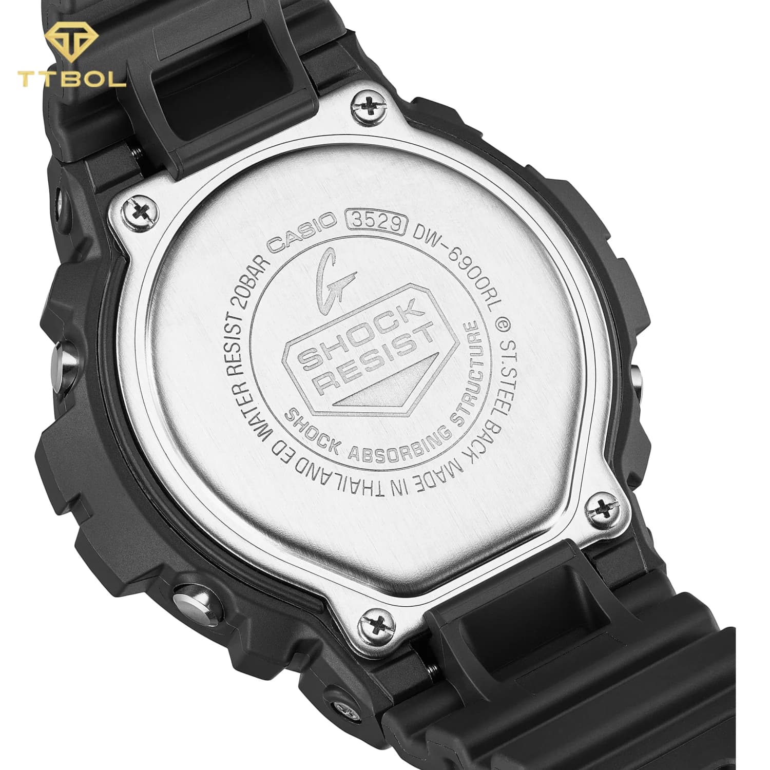 ساعت مچی مردانه کاسیو جیشاک CASIO G-SHOCK DW-6900RL-1D — تصویر ۴