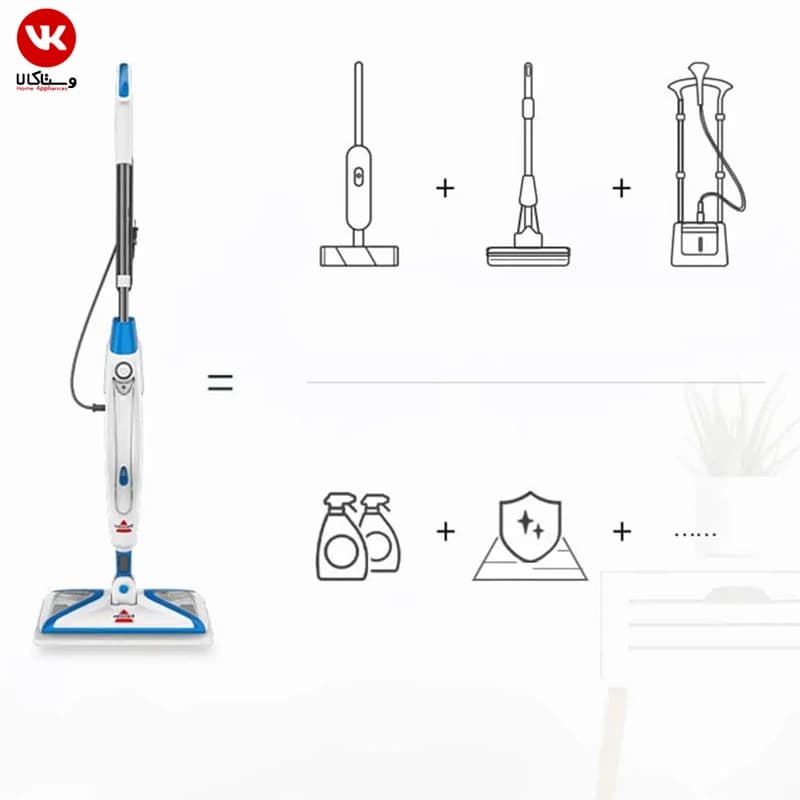 بخارشوی بیسل آمریکا 10 کاره مدل Bissell Power Fresh 3004z — تصویر ۲