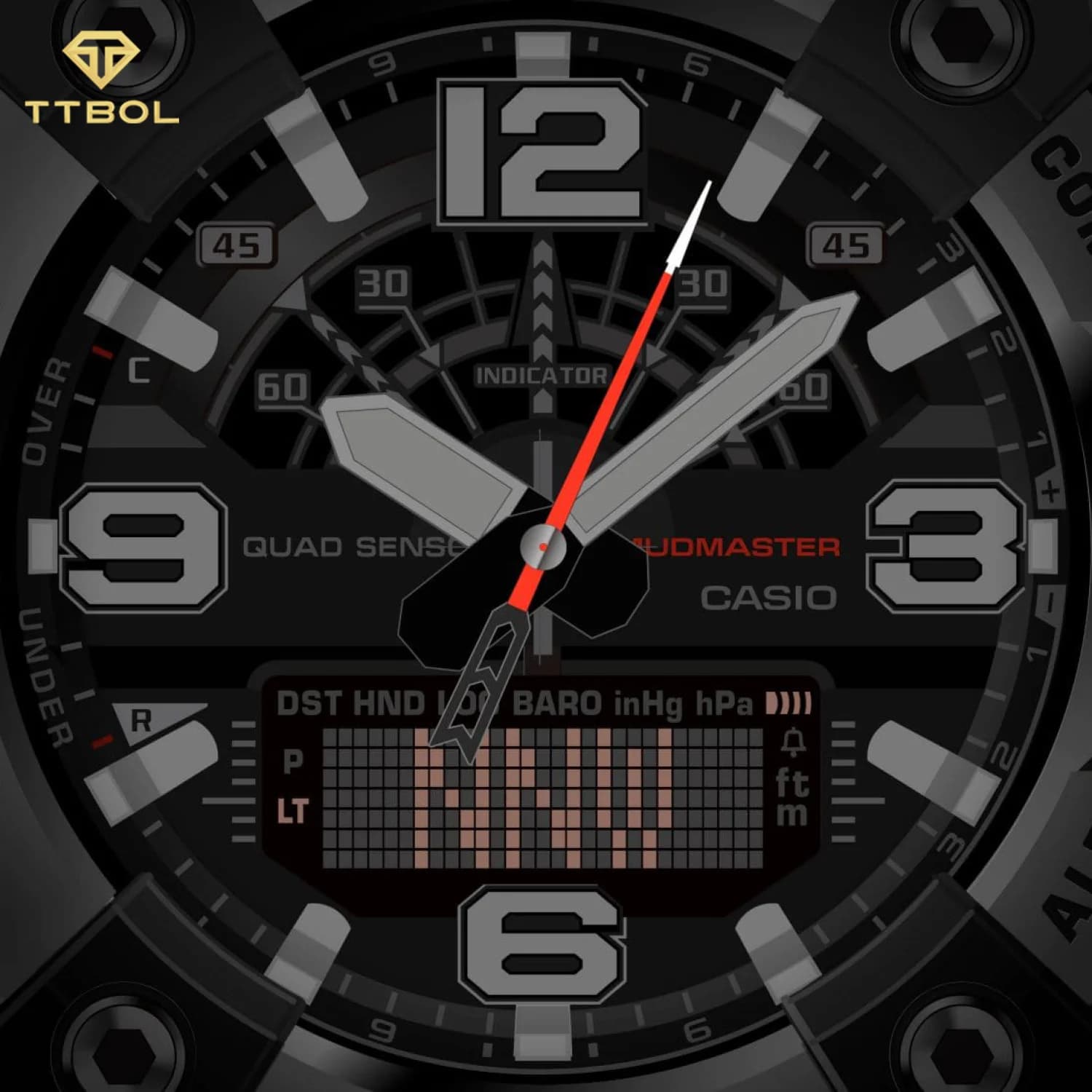 ساعت مچی مردانه کاسیو جی‌شاک CASIO G-SHOCK GG-B100XMB-1A — تصویر ۸