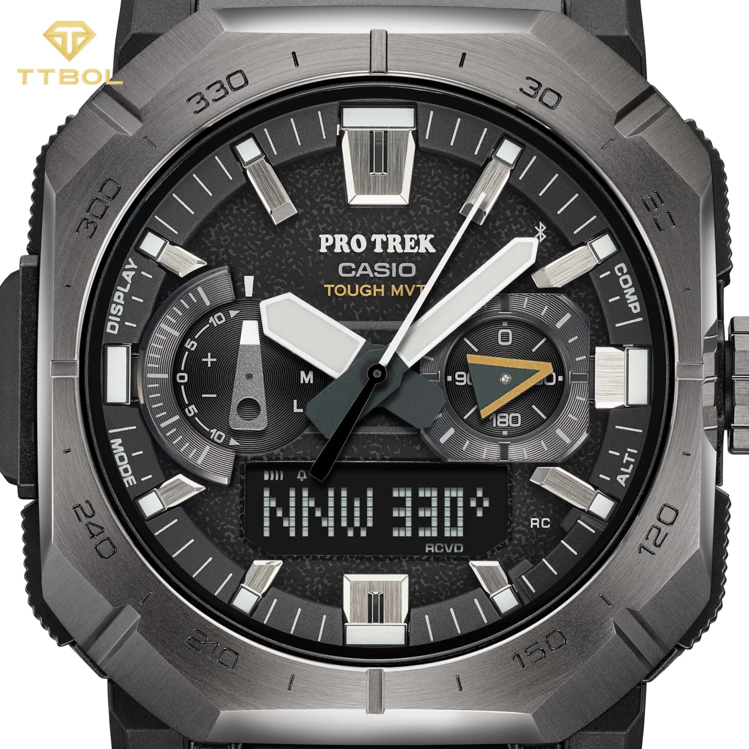 ساعت مچی مردانه کاسیو پرو ترک CASIO PRO TREK PRW-B1000-1D — تصویر ۷
