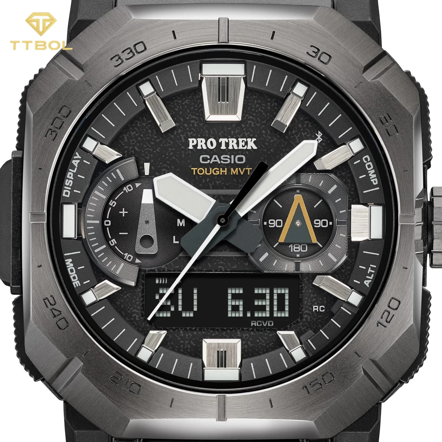 ساعت مچی مردانه کاسیو پرو ترک CASIO PRO TREK PRW-B1000-1D — تصویر ۴
