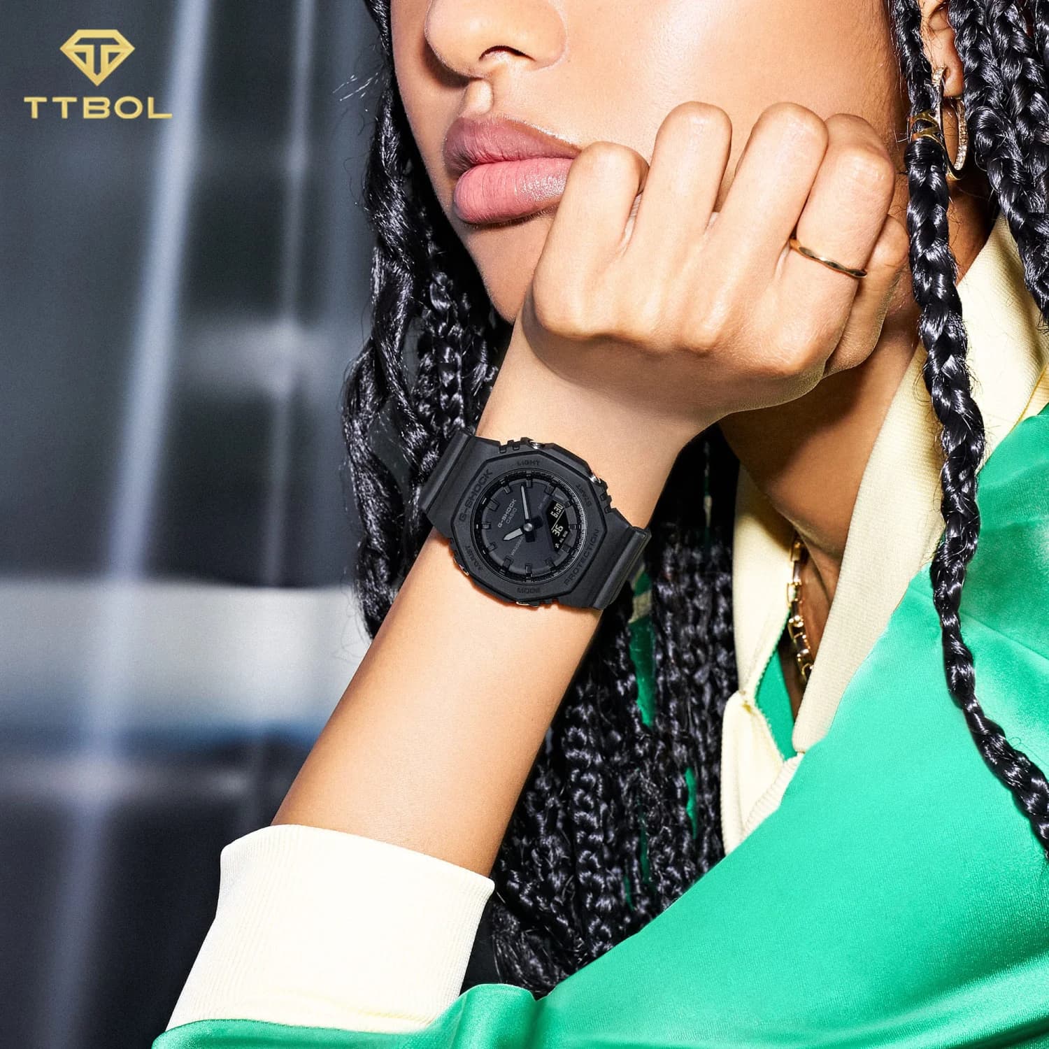 ساعت مچی زنانه کاسیو جی‌شاک CASIO G-SHOCK GMA-P2100BB-1A — تصویر ۲
