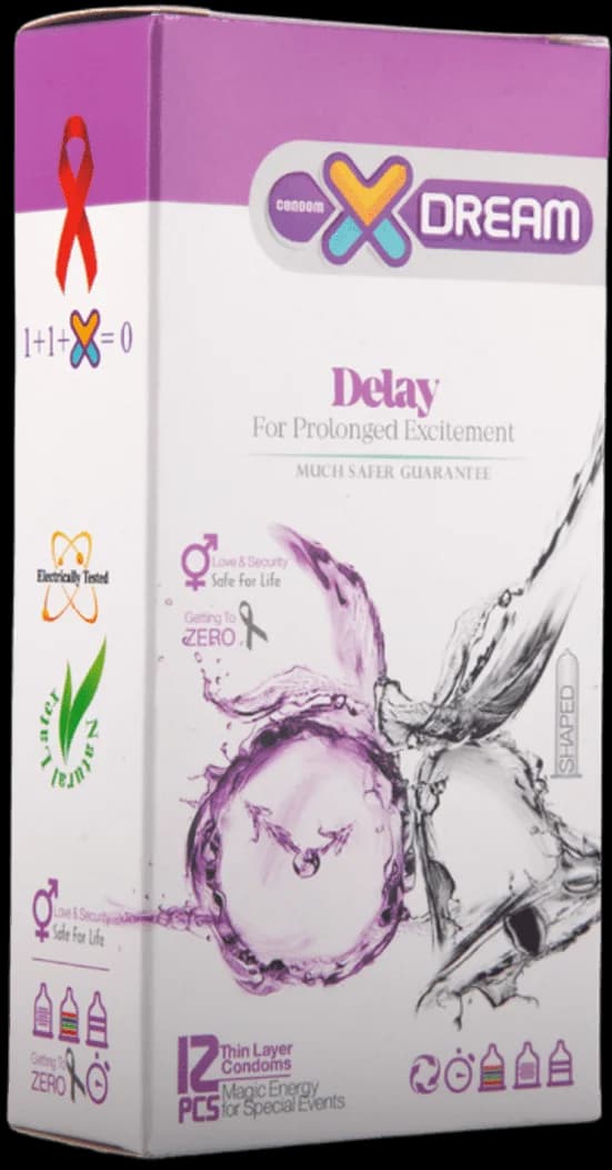 کاندوم ایکس دریم تاخیری بالا Delay بسته 12 عددی — تصویر ۳