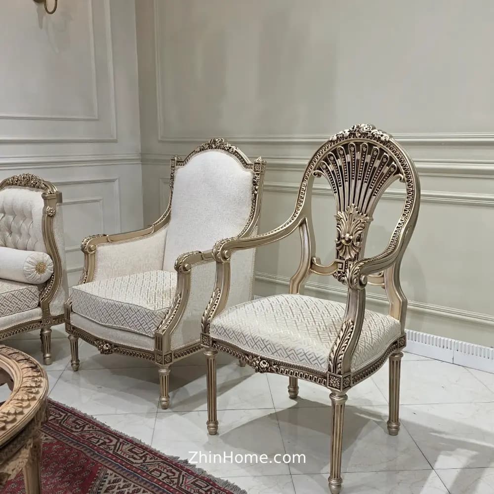 ست مبل کلاسیک الیزه (پذیرایی ۷ نفره +غذاخوری ۶ نفره ) — تصویر ۷