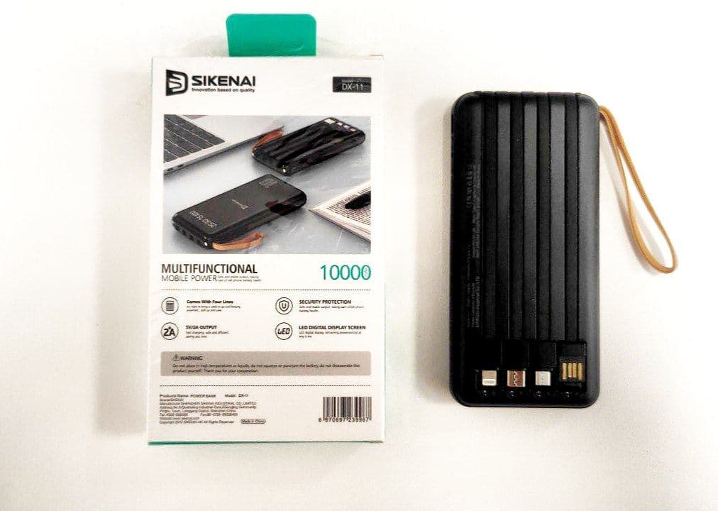 پاور بانک 10000 میلی آمپر سیکنای DX-11 فست شارژ — تصویر ۴