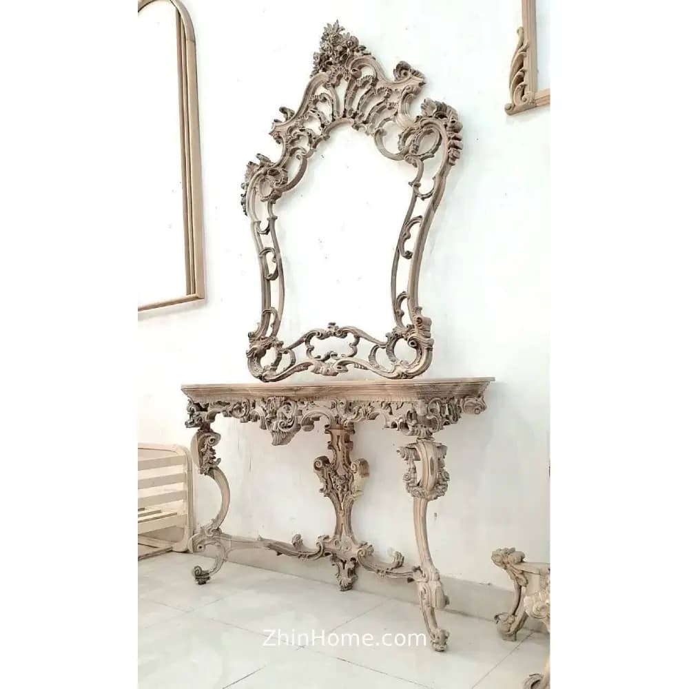آینه کنسول کلاسیک ایتالیا — تصویر ۲