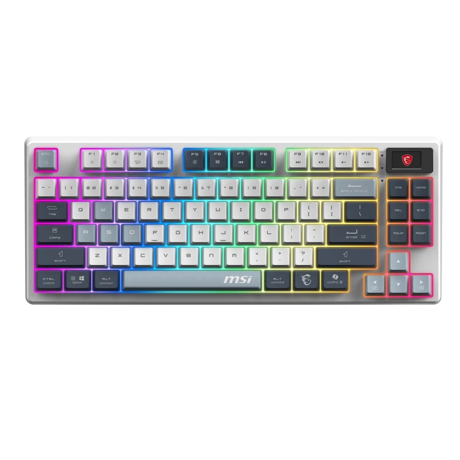 کیبورد MSI Forge GK600 TKL Wireless Sky