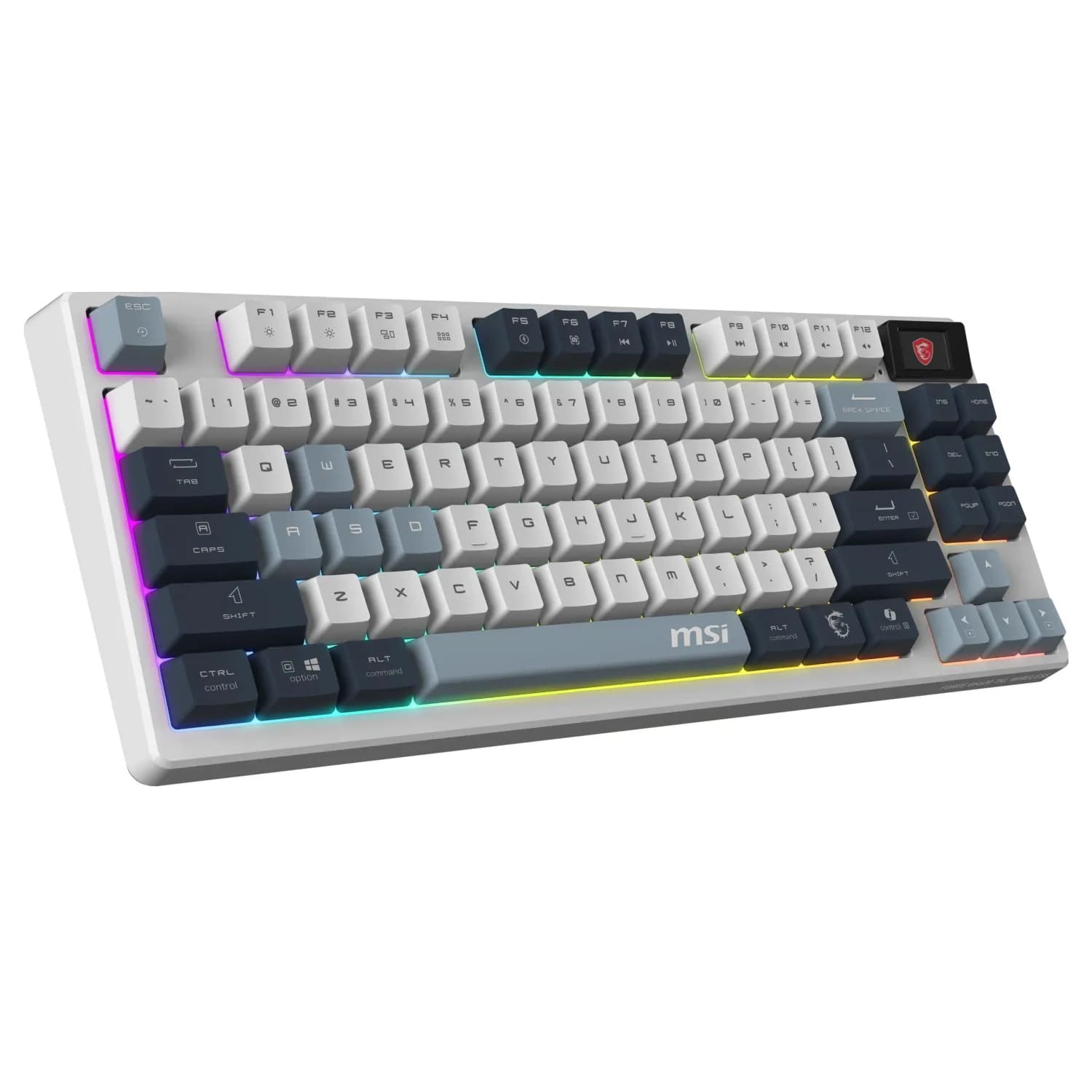 کیبورد MSI Forge GK600 TKL Wireless Sky — تصویر ۵