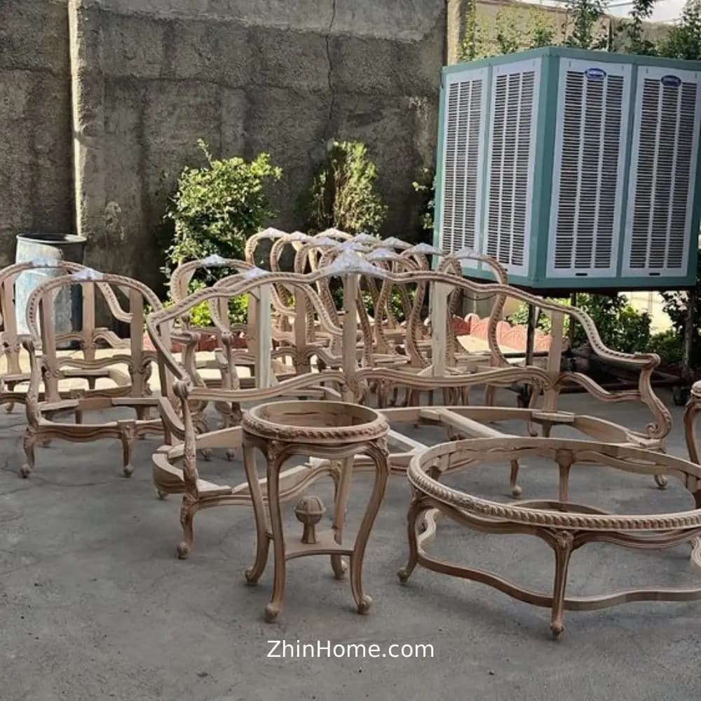 ست مبل و غذاخوری نئوکلاسیک لیندا — تصویر ۵