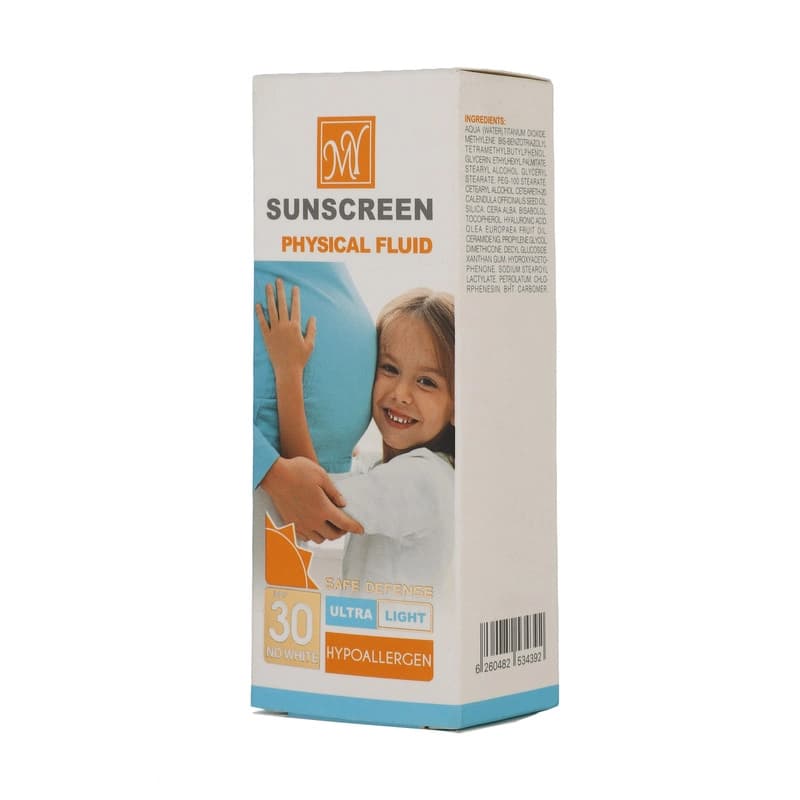 فلوئید ضد آفتاب فیزیکال مای Safe Defence SPF 30 حجم 50 میل — تصویر ۲