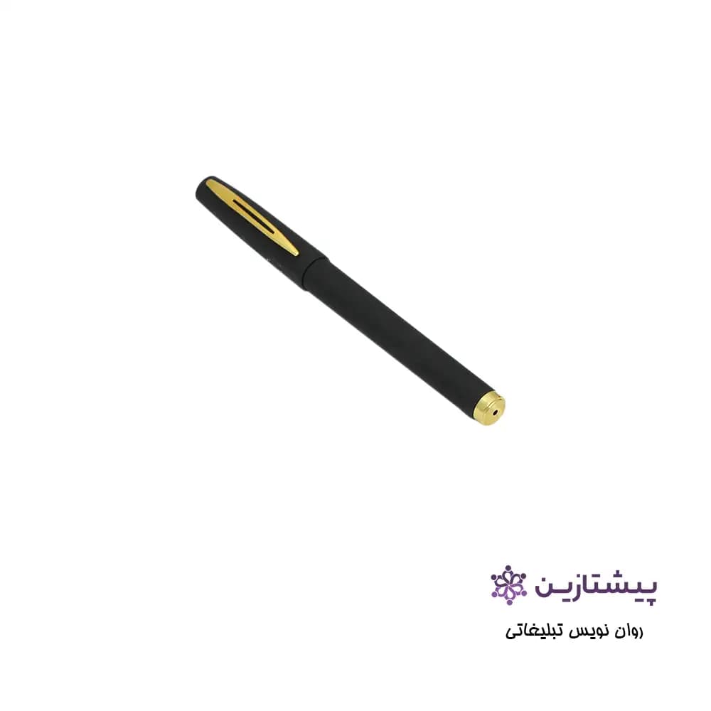 ست هدیه روان نویس و جاکلیدی جعبه چوبی مشکی — تصویر ۳