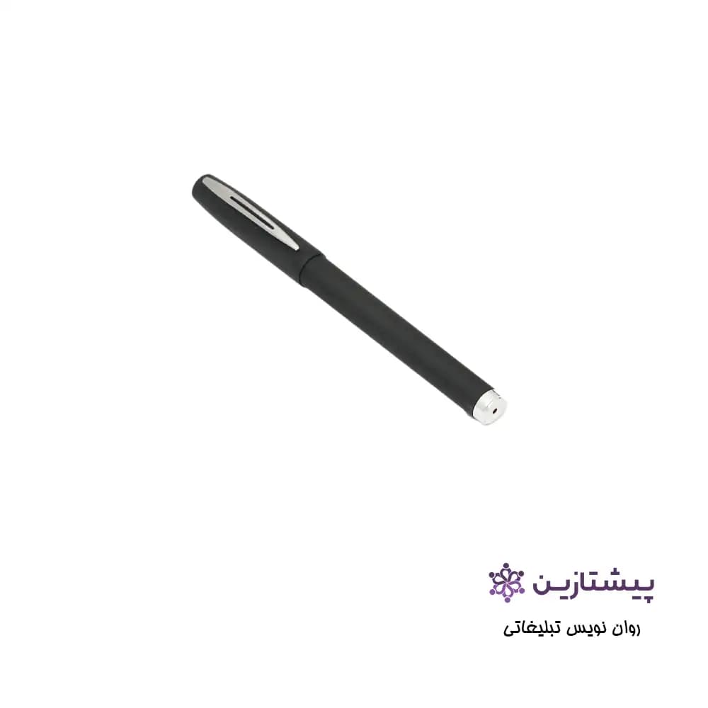ست هدیه روان نویس و جاکلیدی جعبه چوبی مشکی — تصویر ۲