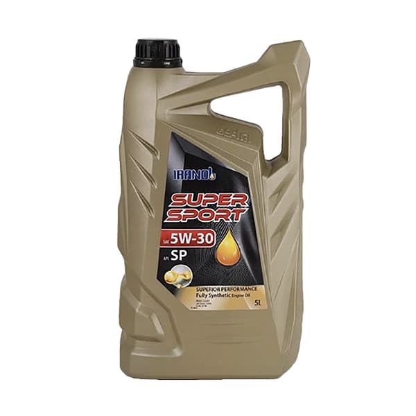 روغن موتور 5W30 SP ایرانول سوپر اسپرت حجم 5 لیتر