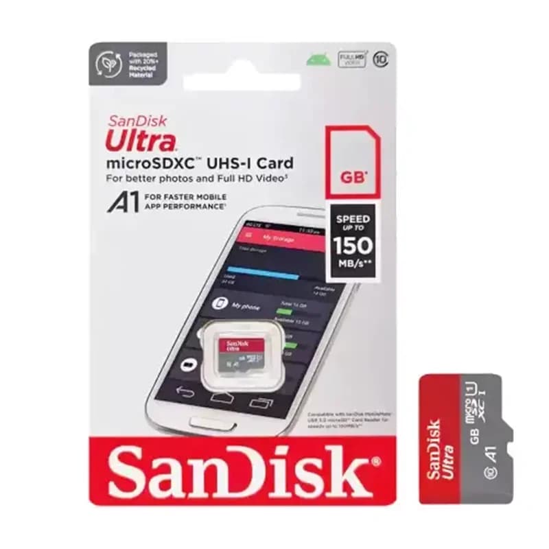 کارت حافظه Micro SD سن دیسک مدل Ultra UHS-1 ظرفیت 64 گیگابایت