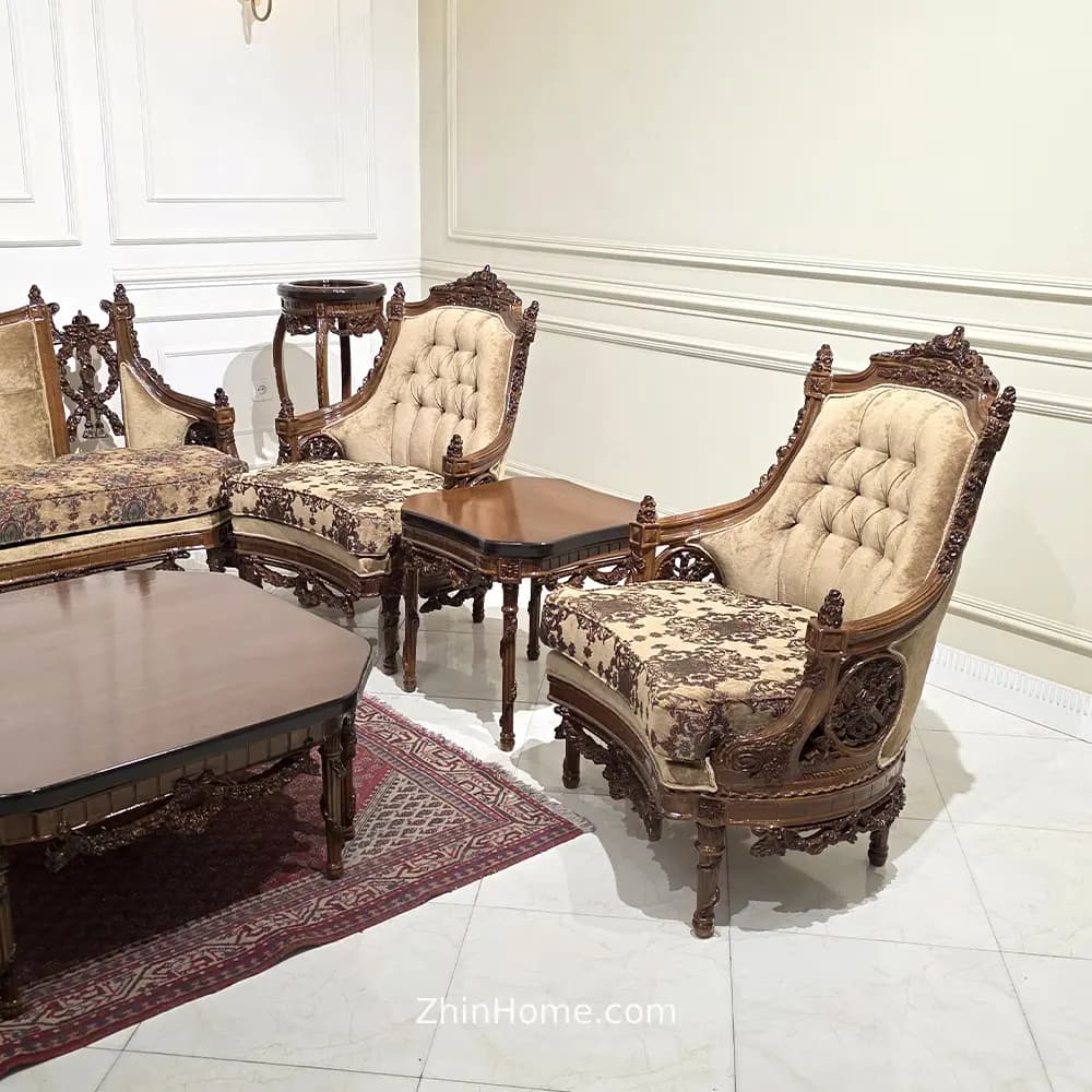 سرویس مبل و غذاخوری کلاسیک آلفردو — تصویر ۸