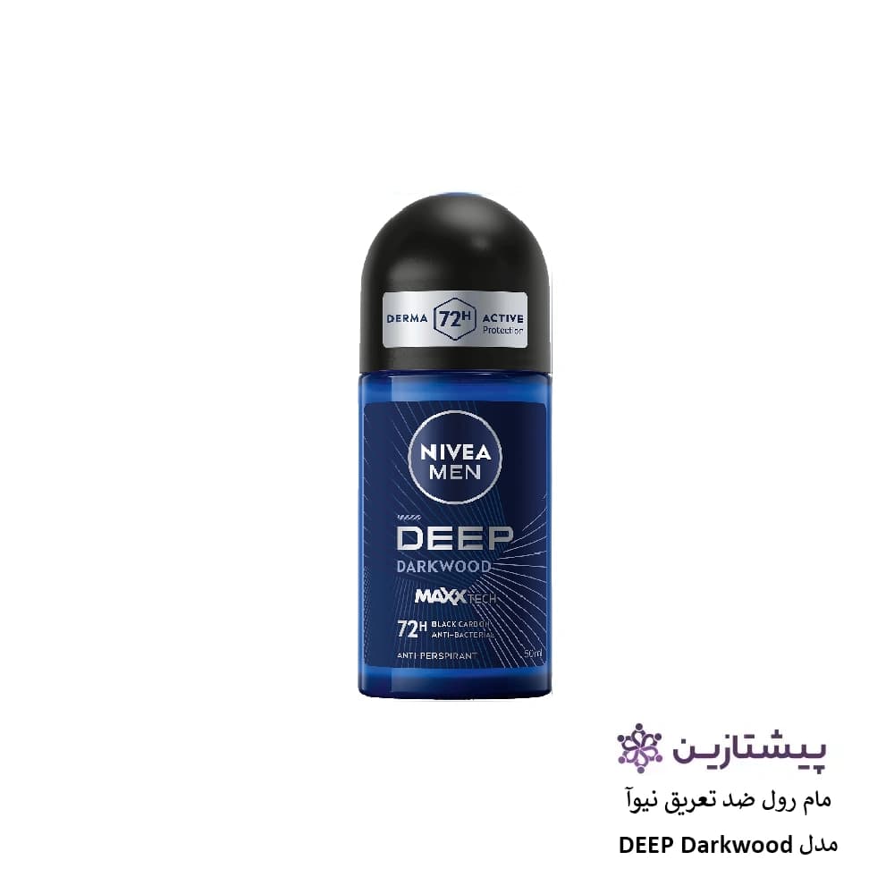 مام رول ضد تعریق نیوآ مدل DEEP Darkwood حجم 50 میلی لیتر