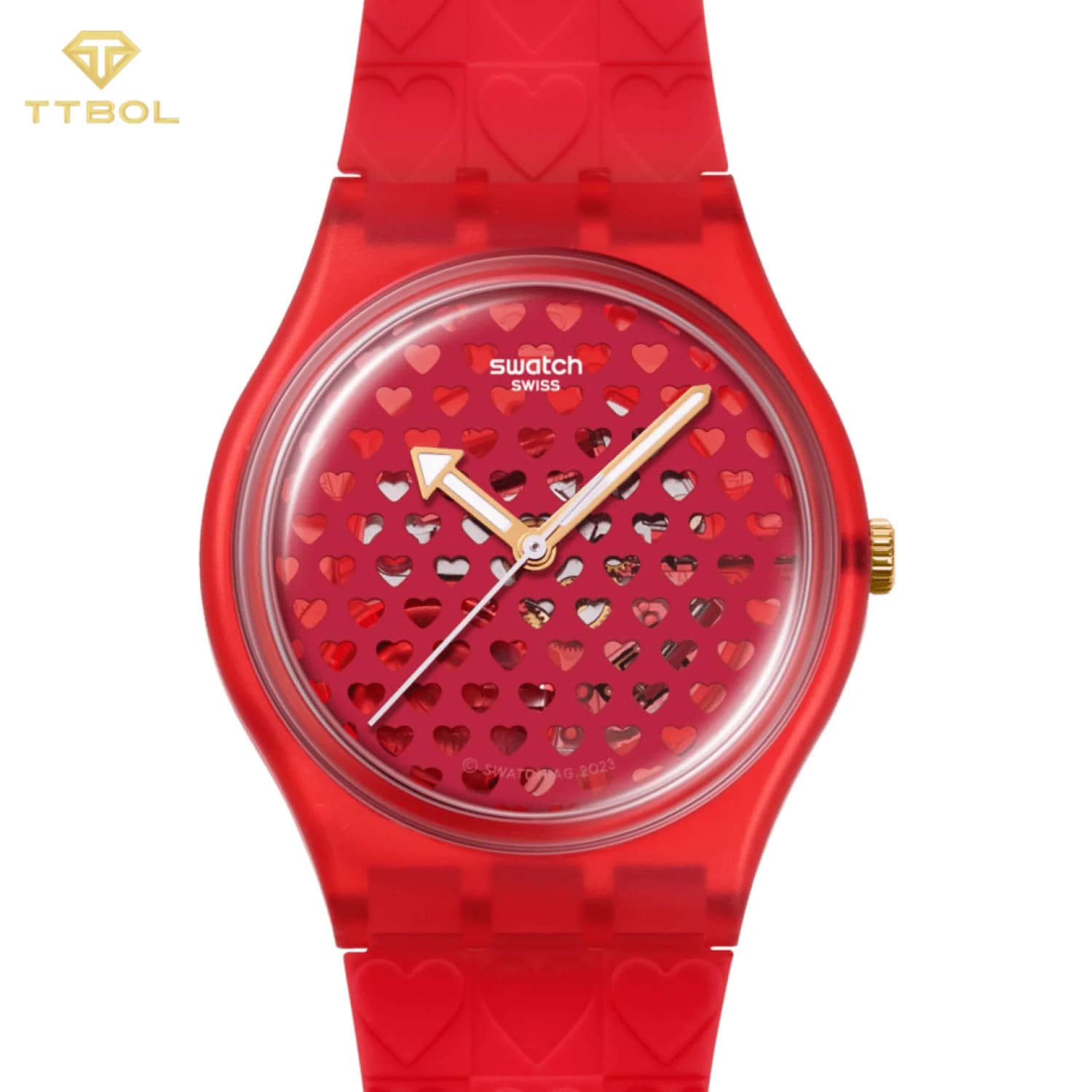 ساعت مچی سواچ SWATCH LOVE IN SCARLET SO28Z122 — تصویر ۴