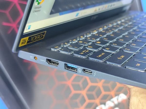 لپ تاپ 14 اینچی ایسر مدل Swift SF514 I7-1065 g7 8GB 512SSD Touch — تصویر ۵