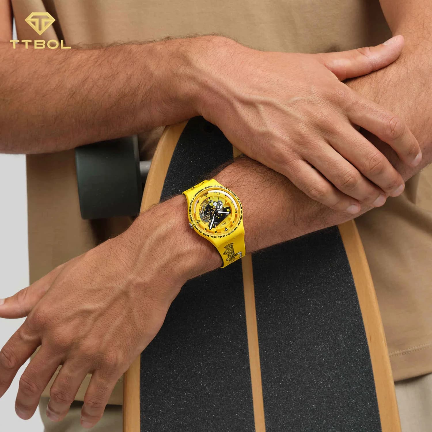 ساعت مچی سواچ SWATCH TIME WITH ANDY ANDERSON SO29J101 — تصویر ۳