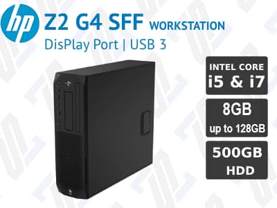 کیس استوک HP Z2 G4 SFF Workstation با پردازنده نسل 8 و 9