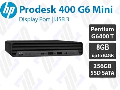 کیس HP Prodesk 400 G6 Mini با پردازنده PENTIUM GOLD نسل ده