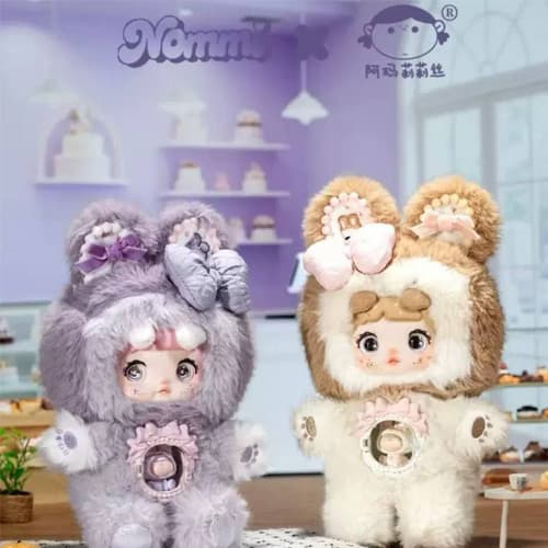 عروسک سوپرایزی Nommi مدل Cheesecake بچه‌دار | آرت‌توی (Art Toy) پولیشی اورجینال با طراحی فانتزی کیک و دسر، ابعاد بزرگ و کیفیت پرمیوم، مناسب کلکسیونرها و هدیه لوکس — تصویر ۳