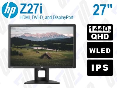 مانیتور استوک HP Z27i سایز 27 اینچ W-LED 2K IPS HDMI sRGB 99%