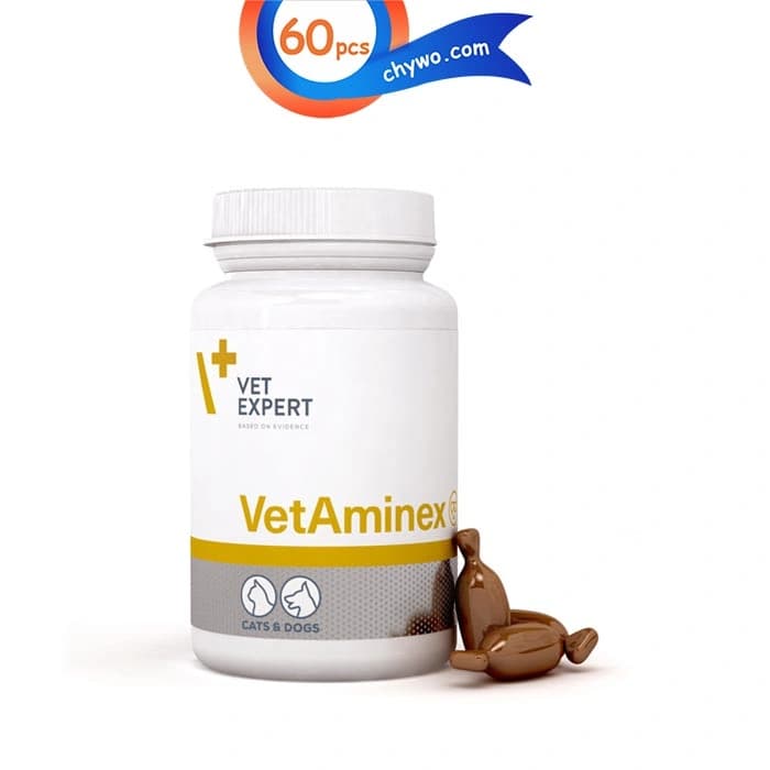 کپسول مکمل مولتی ویتامین سگ و گربه وت اکسپرت 60 عددی Vet Expert VetAminex