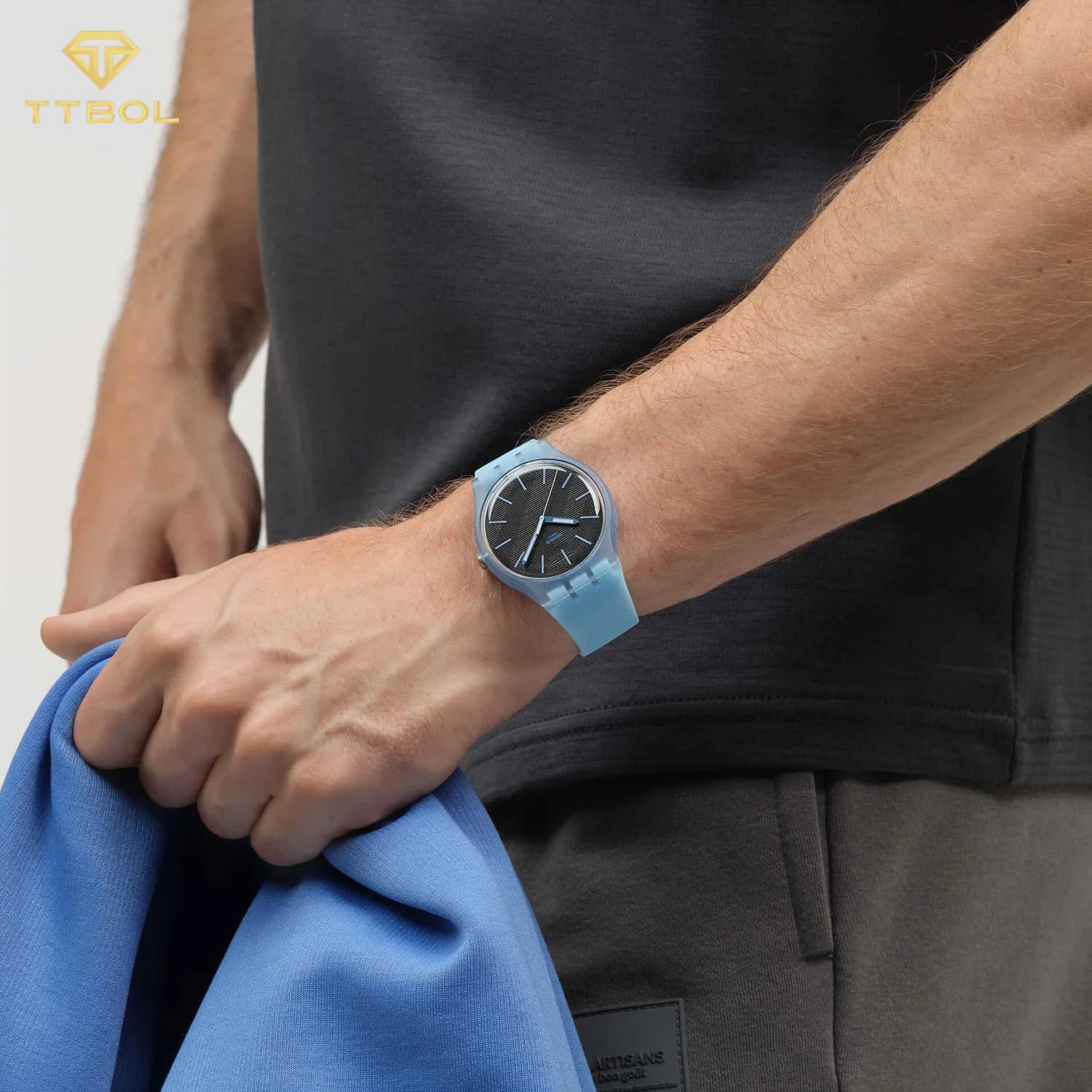 ساعت مچی سواچ SWATCH BLUE MOVES SO29L101 — تصویر ۳