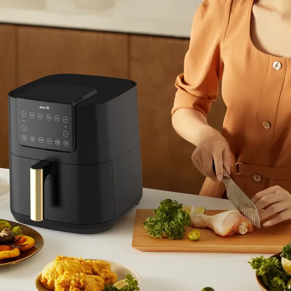 سرخ کن هواپز بدون روغن 7.5 لیتری شیائومی Deerma DEM-KZ120W airfryer — تصویر ۸
