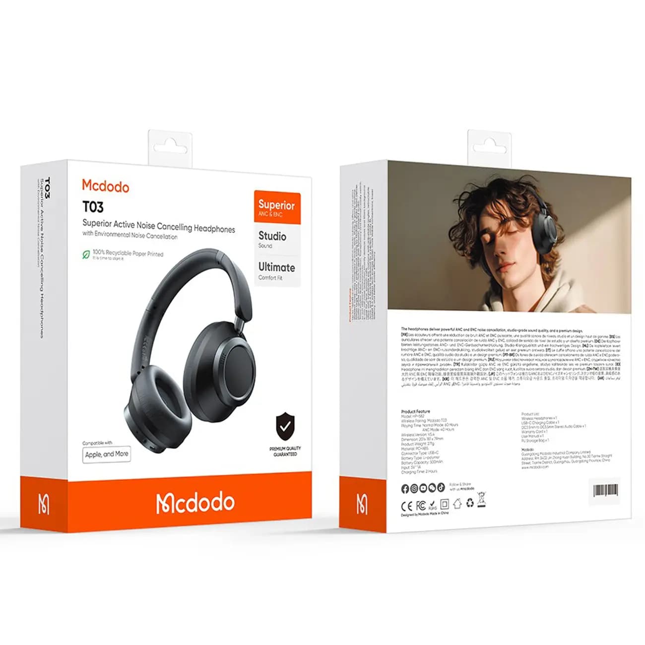 هدست بلوتوث مک دودو مدل Mcdodo HP-5821 — تصویر ۲