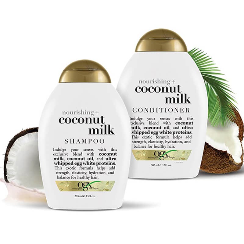 شامپو او جی ایکس شیر نارگیل اصل OGX 385 ml — تصویر ۲