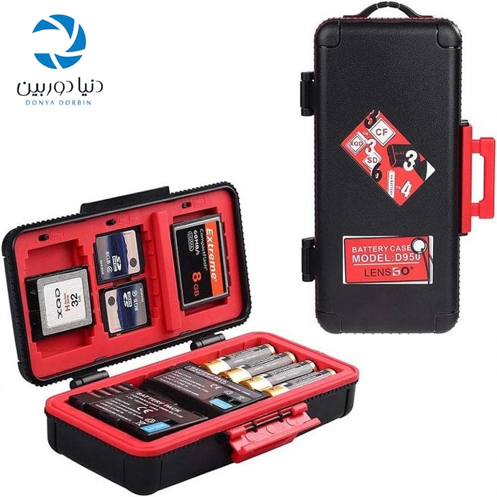 کیف کارت حافظه و لوازم جانبی لنزگو مدل LENSGO D950