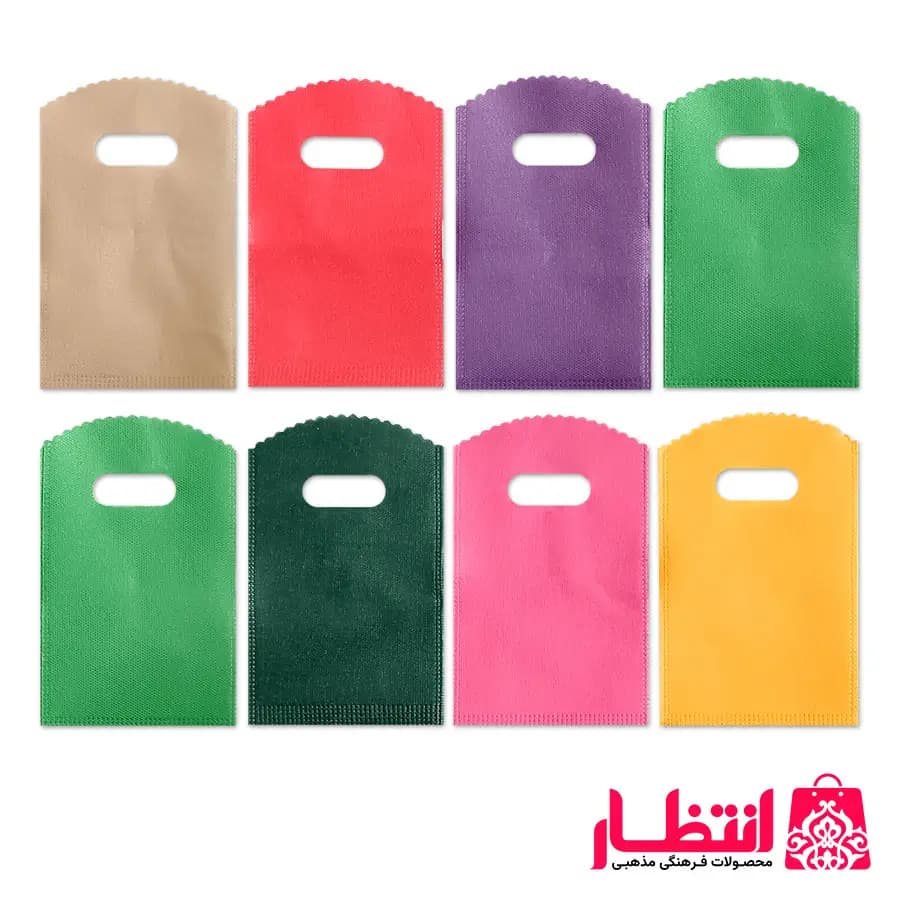 ساک دستی رنگی بسته 50 عددی سایز 10×15 سانت