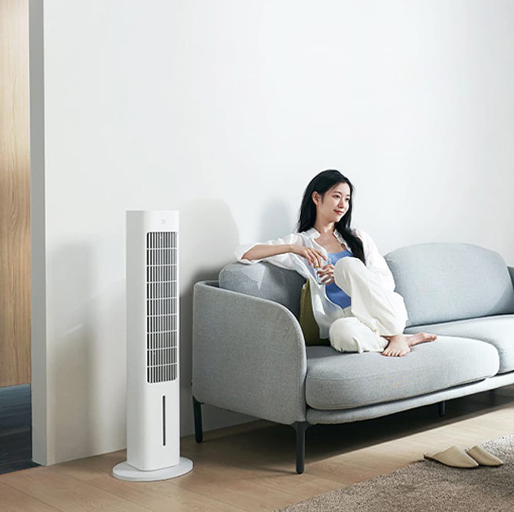 پنکه برجی تبخیری هوشمند شیائومی مدل Mijia Evaporative Tower Cooling Fan ZFSLFS01DM — تصویر ۵