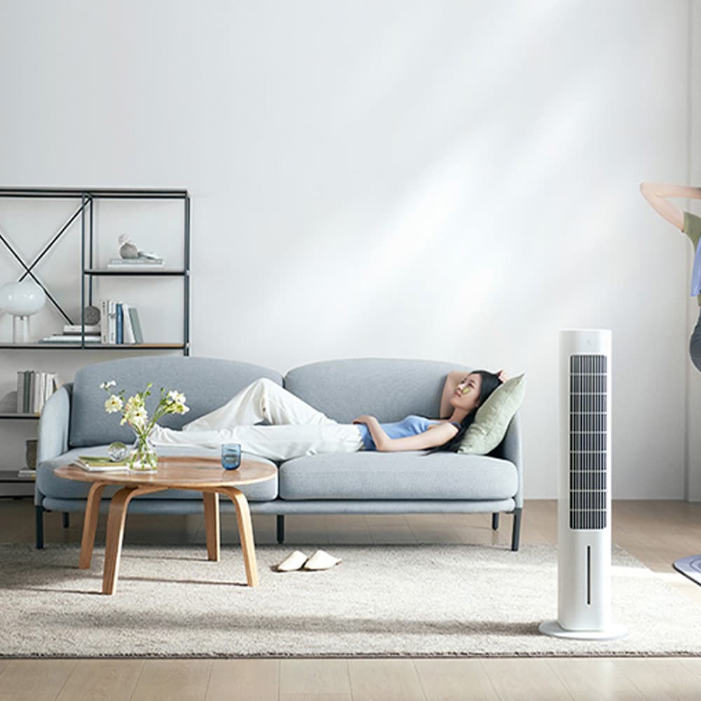 پنکه برجی تبخیری هوشمند شیائومی مدل Mijia Evaporative Tower Cooling Fan ZFSLFS01DM — تصویر ۳