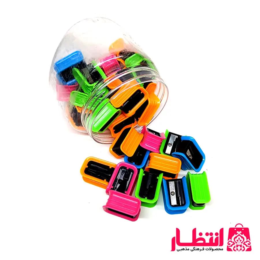 تراش 8028 رنگی بسته 36 عددی