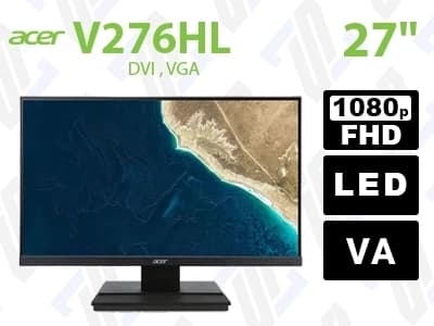 مانیتور استوک ACER V276HL ایسر 27 اینچ LED FullHD VA 6ms