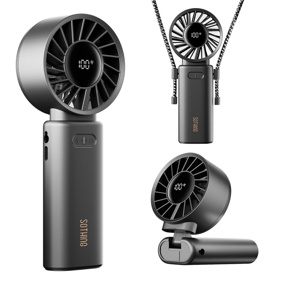 پنکه شارژی دستی شیائومی یوپین سوتینگ مدل Sothing Foldable Handheld Fan – Engine Z — تصویر ۵