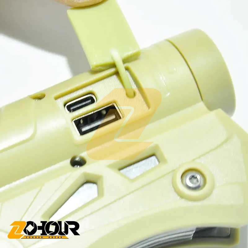 چراغ قوه چند کاره و پاور بانکدار مدل LF-S26 — تصویر ۷