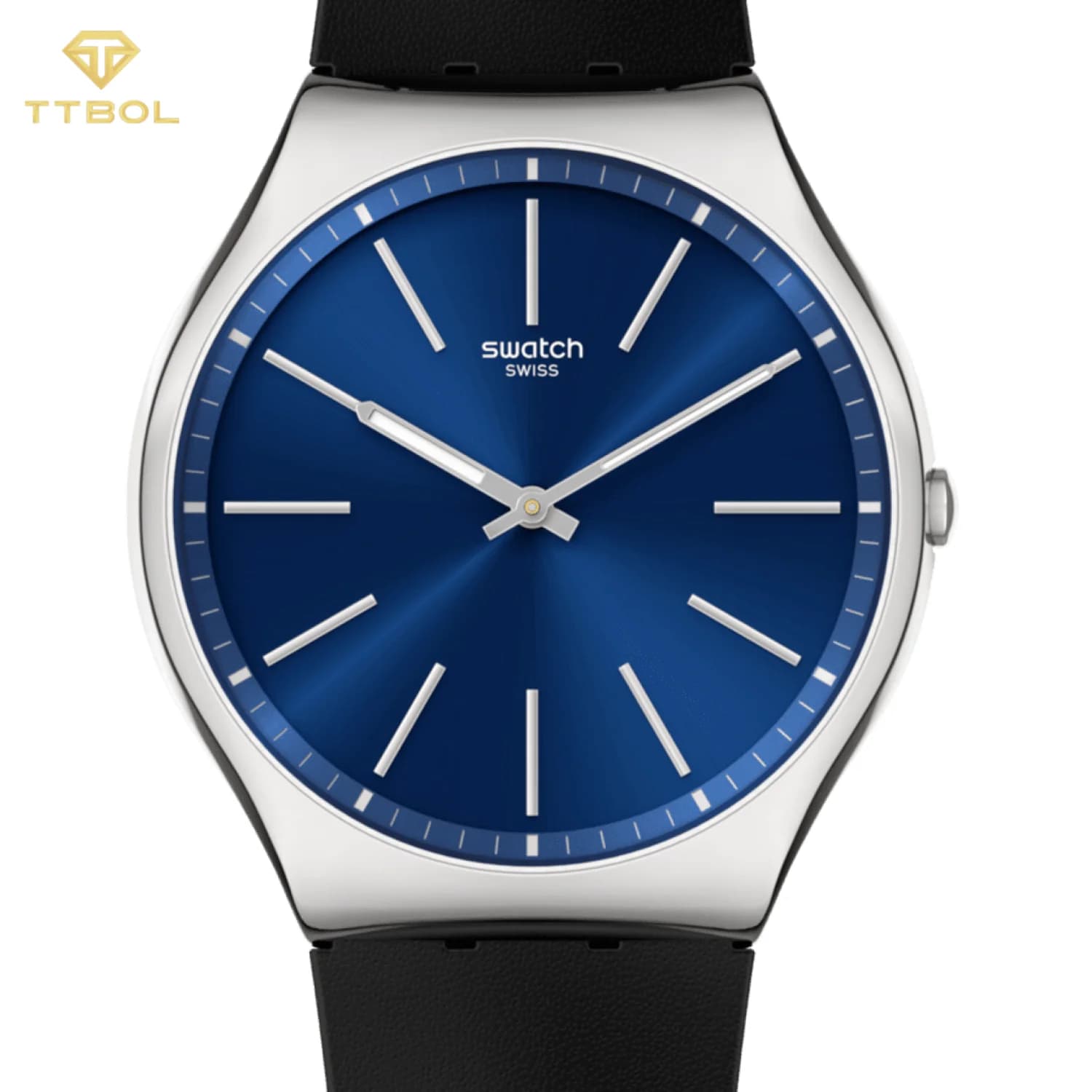 ساعت مچی سواچ SWATCH FORMAL BLUE 42 SS07S125 — تصویر ۴