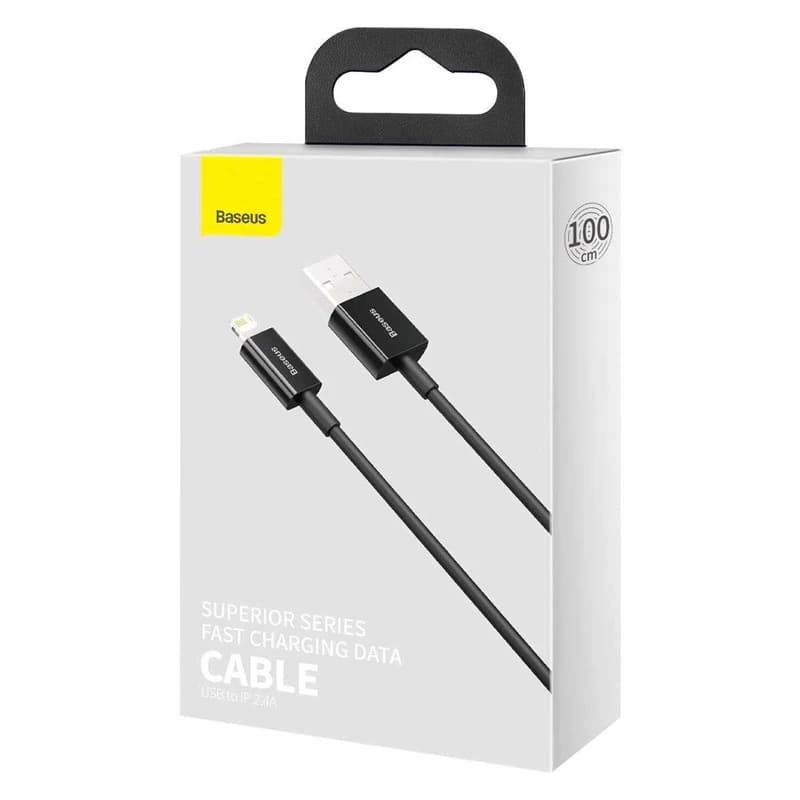 کابل شارژ باسئوس USB-A به لایتنینگ مدل CALYS-A01 طول 1 متر — تصویر ۳