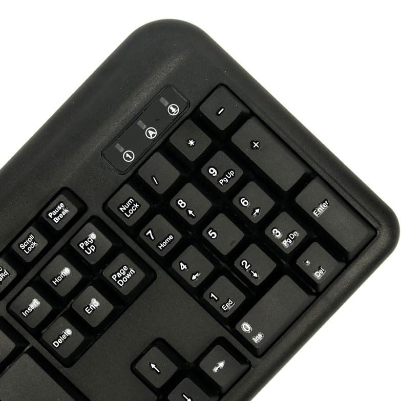 کیبورد باسیم سادیتا مدل SADATA SK-1700 با طراحی ارگونومیک — تصویر ۲