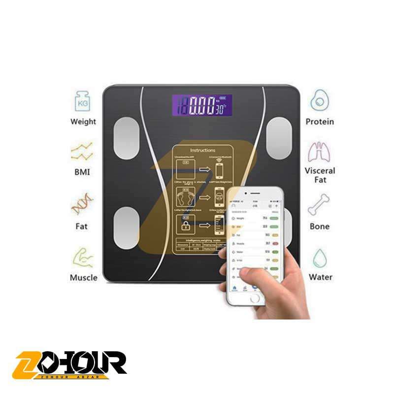 ترازو دیجیتال نفرکش بلوتوثی — تصویر ۲