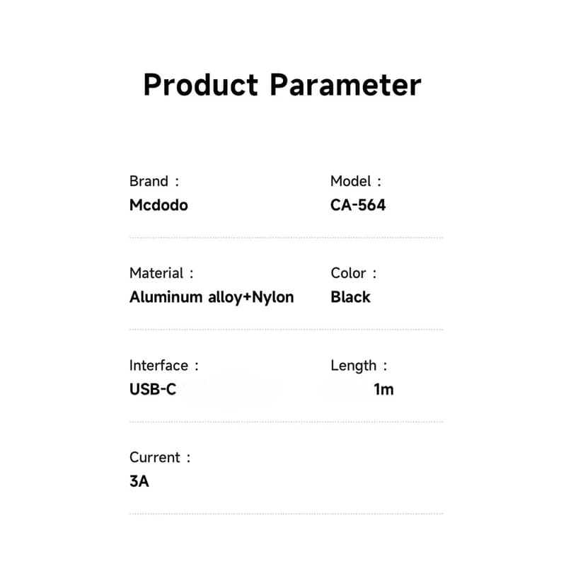 کابل شارژ Type-C به Type-C مک دودو CA-5643 طول 2 متر | تایپ سی به تایپ سی — تصویر ۲