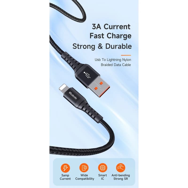 کابل شارژ USB به لایتنینگ مک دودو CA-2261 طول 1 متر — تصویر ۵