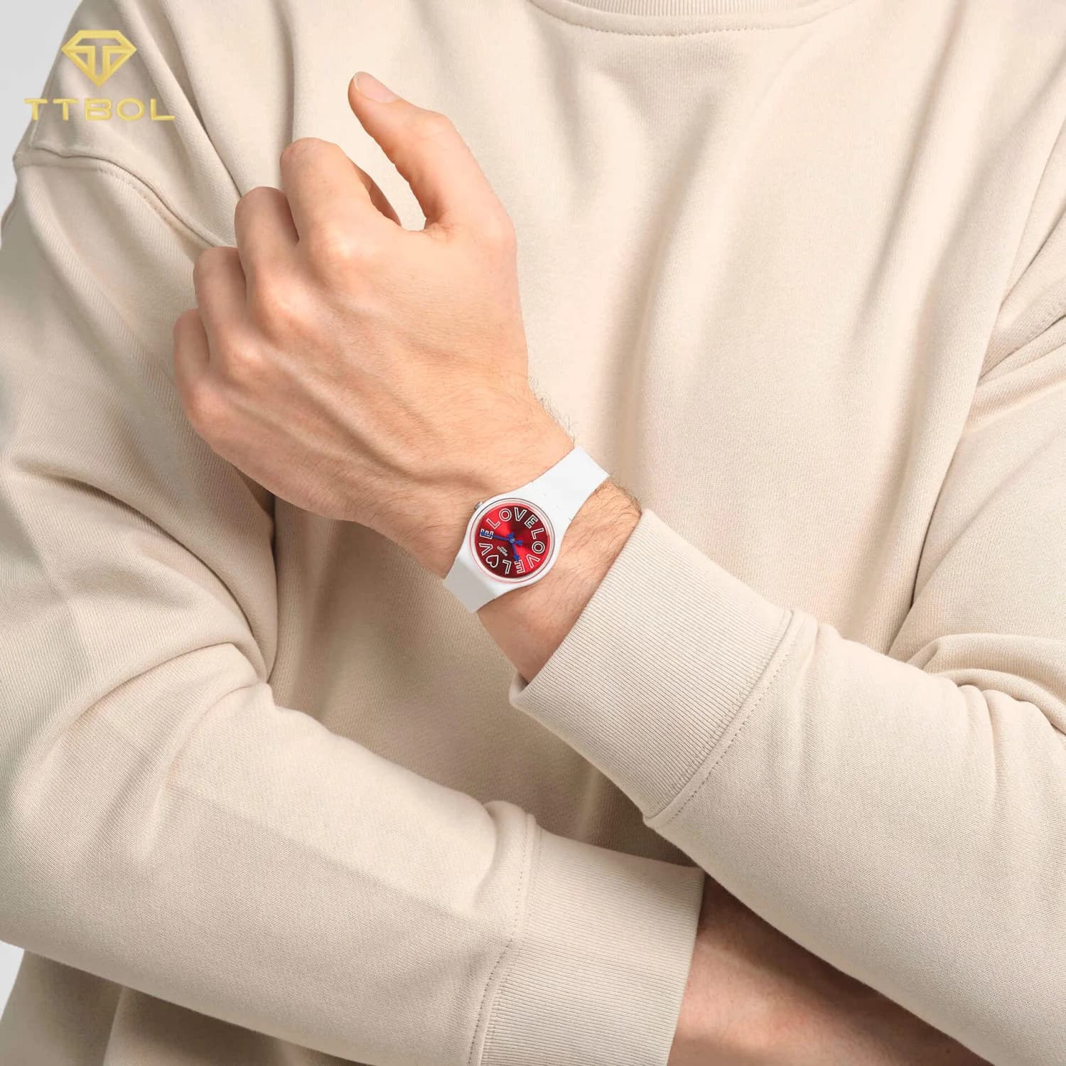 ساعت مچی سواچ SWATCH PUREST LOVE SO28W109 — تصویر ۲