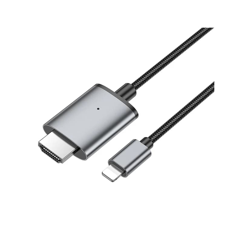 کابل تبدیل LIGHTNING به HDMI هوکو UA27 | کابل تصویر HOCO — تصویر ۴